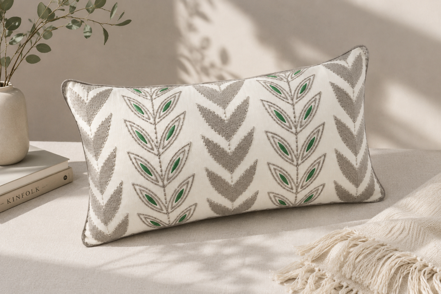 The Appliqué Story Cushion Cover