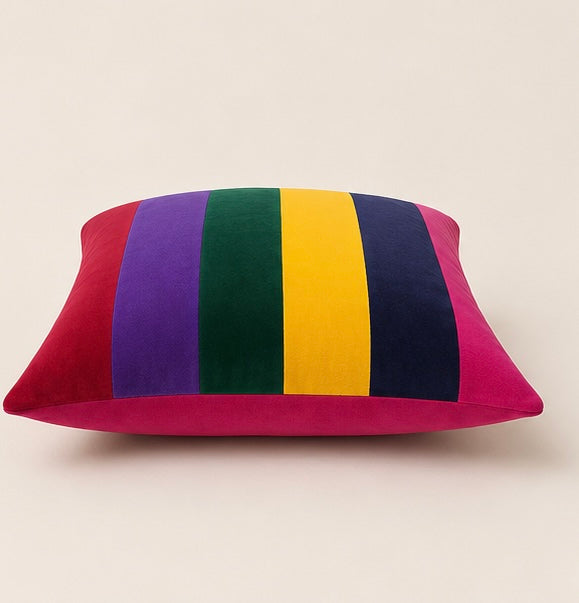 The Velvet Cushion Cover — Multicolour