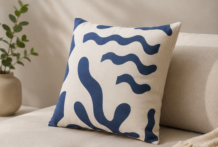 The Block Print Cushion Cover