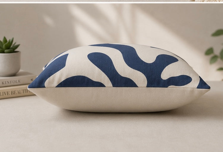 The Block Print Cushion Cover