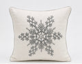 Hand embroidered cushion cover IV cotton 18x18 Garud Living
