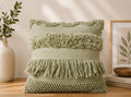 The Woven Spectrum Cushion Cover — Green