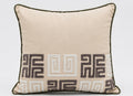 Hand embroidered cushion cover V cotton export quality