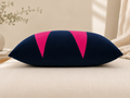 Cut velvet cushion cover cotton relief pattern Garud Living