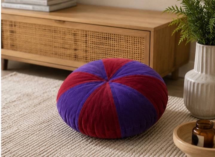 The Round Velvet Cushion Cover