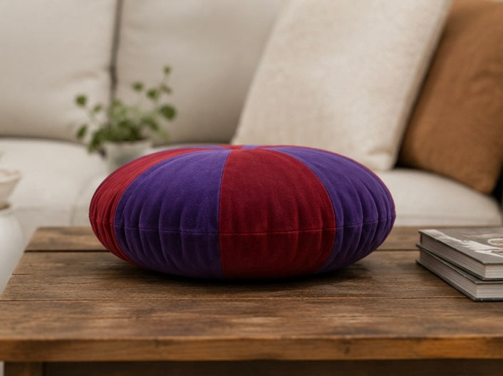 The Round Velvet Cushion Cover