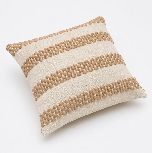Ivory Loom Handwoven Cushion Cover