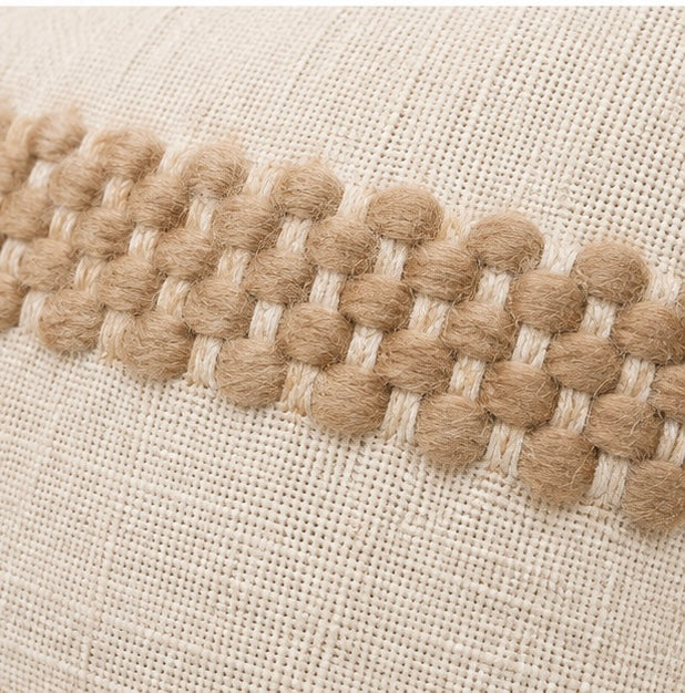 Ivory Loom Handwoven Cushion Cover