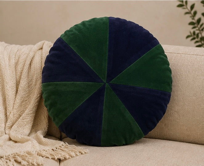 The Round Velvet Cushion Cover — No. 2