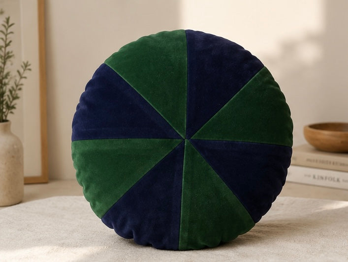The Round Velvet Cushion Cover — No. 2