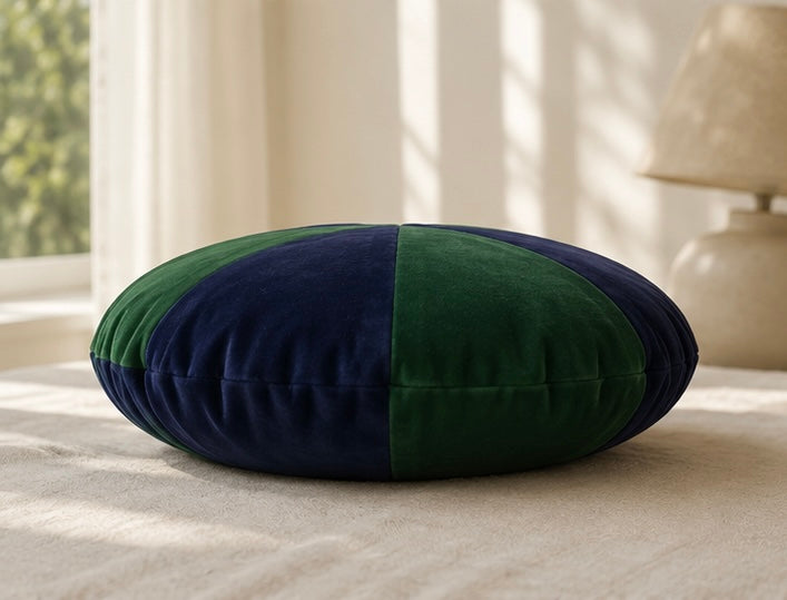 The Round Velvet Cushion Cover — No. 2