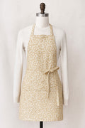 The Printed Cotton Apron — Beige