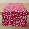 The Printed Cotton Table Runner — Red