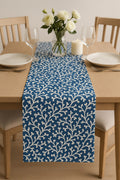 The Printed Cotton Table Runner — Blue