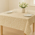 The Printed Cotton Table Cover — Beige
