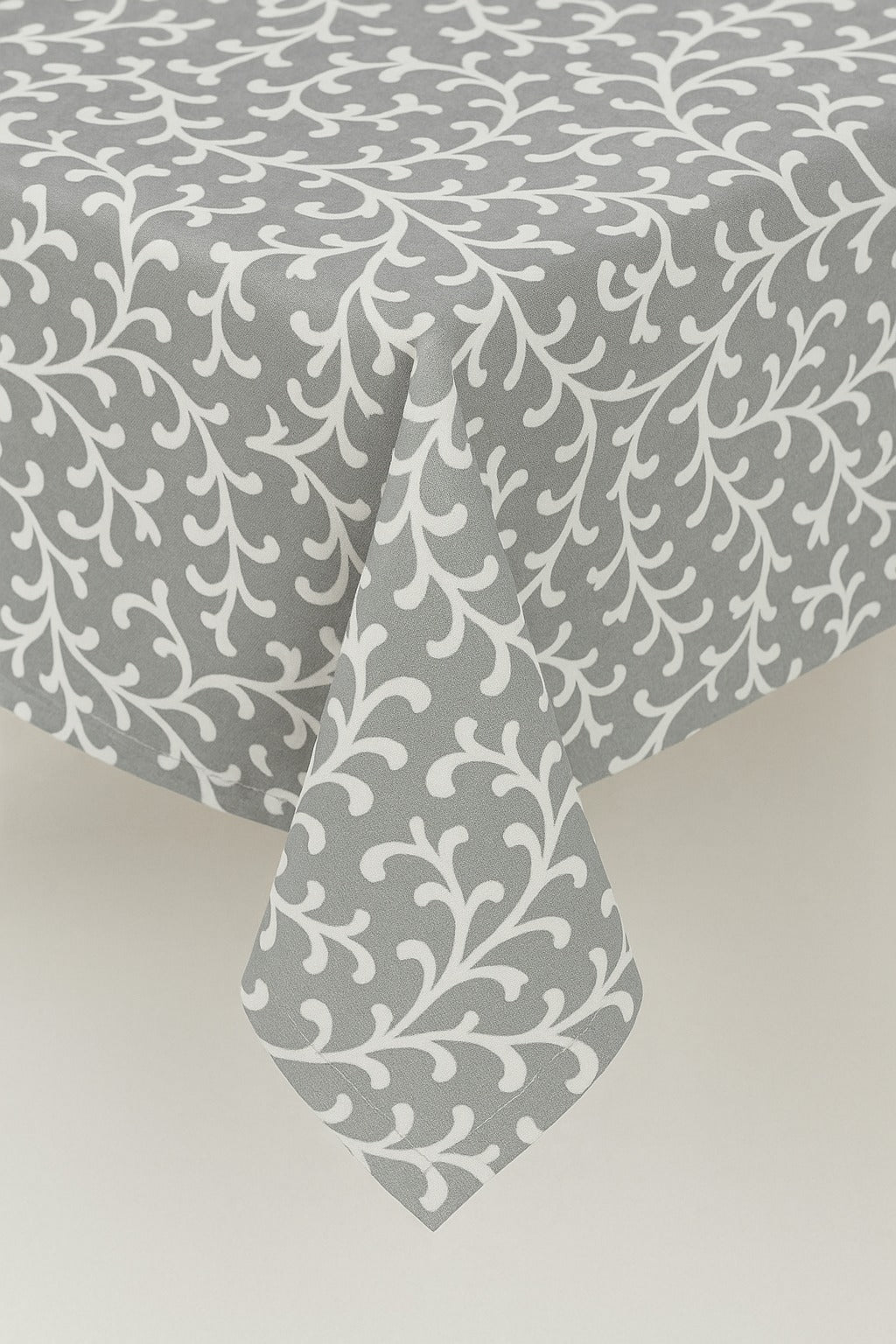 The Printed Cotton Table Cover — Grey