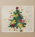 Watercolor Christmas Tree Placemat