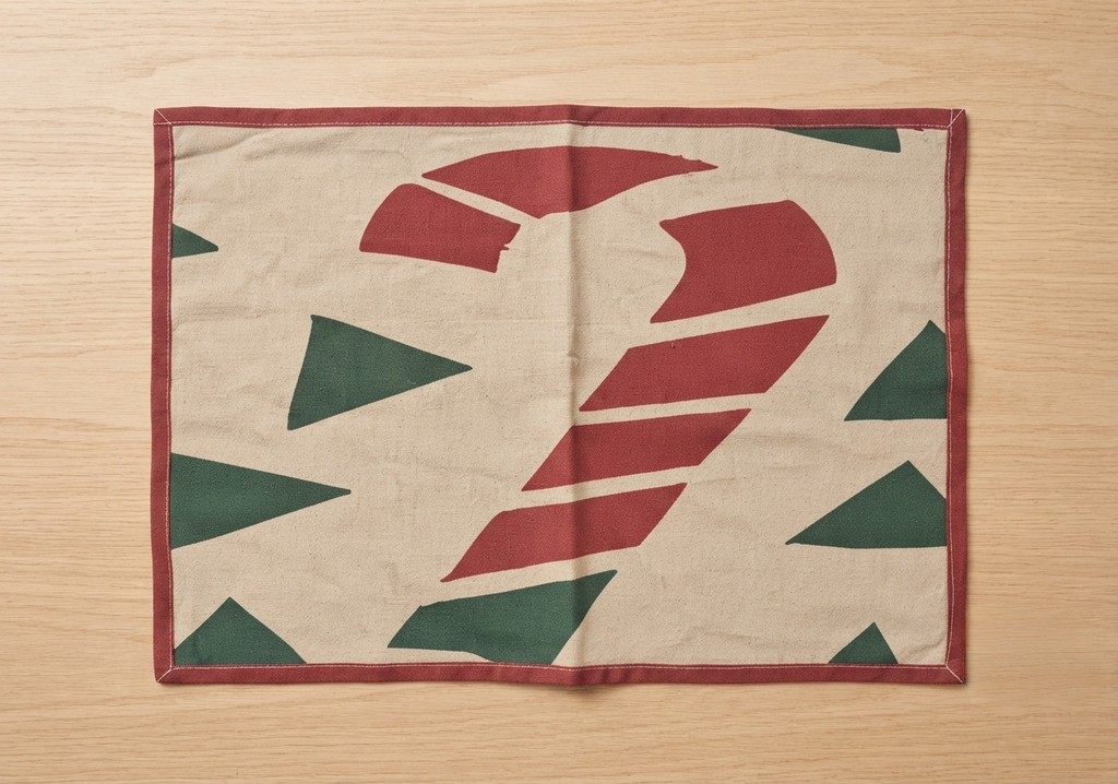 Festive Geometric Cheer Placemat