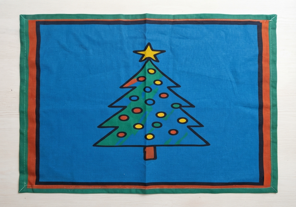 Festive Christmas Tree Placemat