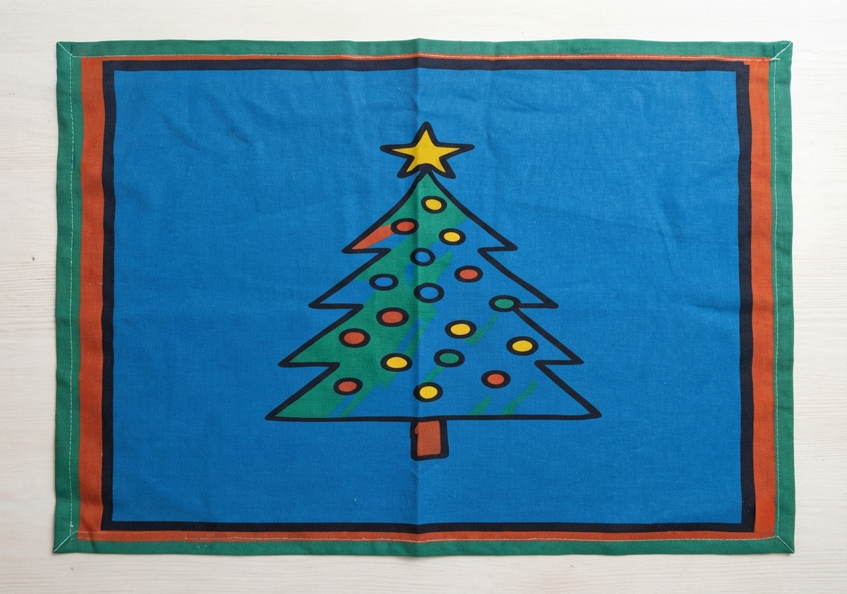 Festive Christmas Tree Placemat