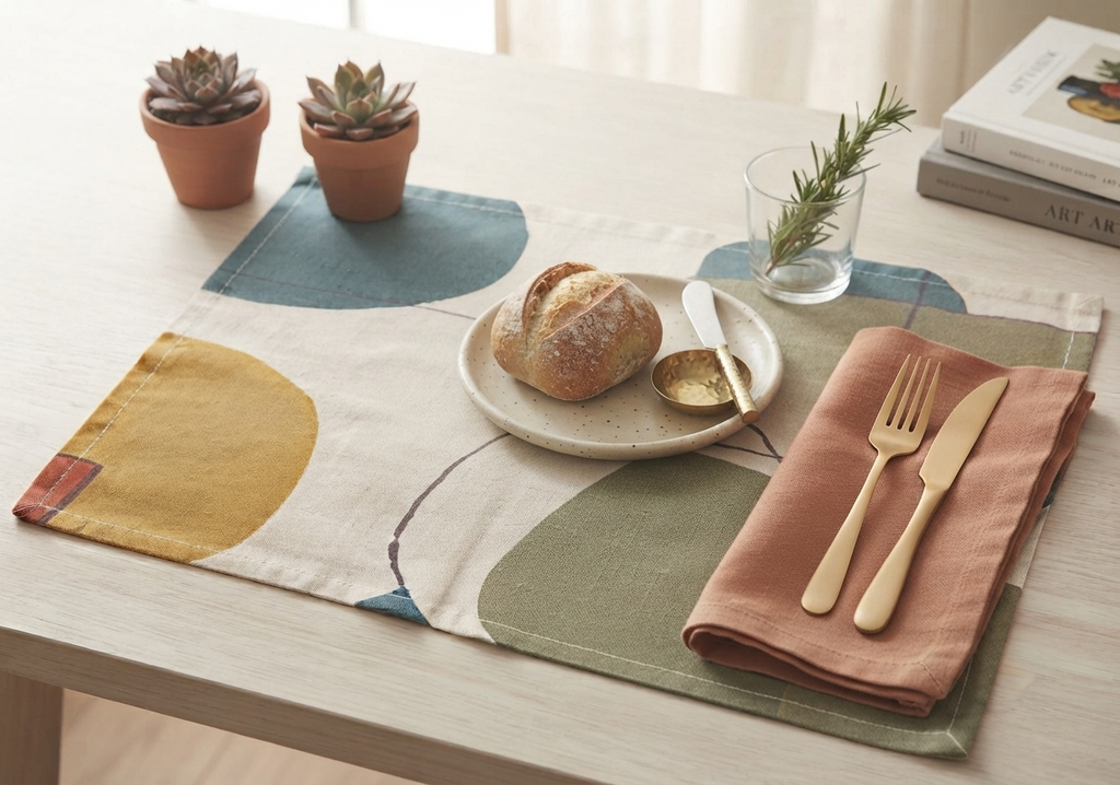 Modern Abstract Geometric Placemat