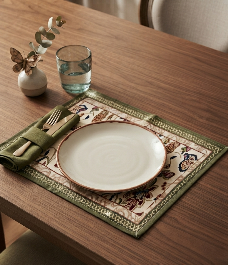 Heritage Floral Vine Placemat