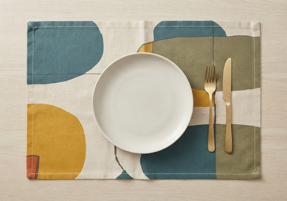 Modern Abstract Geometric Placemat