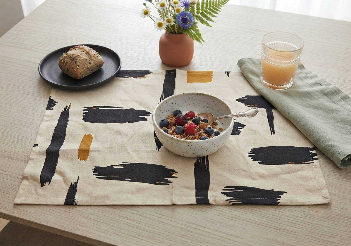 Abstract Brushstroke Placemat