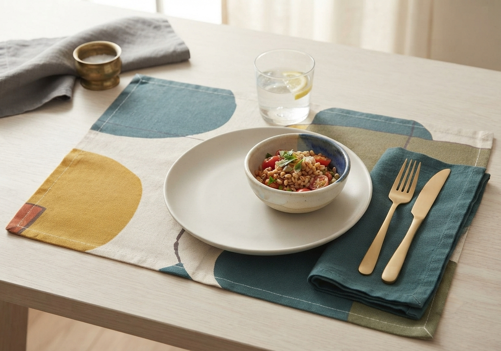 Modern Abstract Geometric Placemat