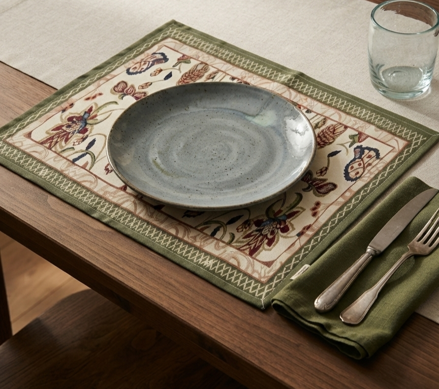 Heritage Floral Vine Placemat